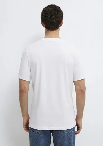 Resim Mavi Erkek T-shirt M0613186-620