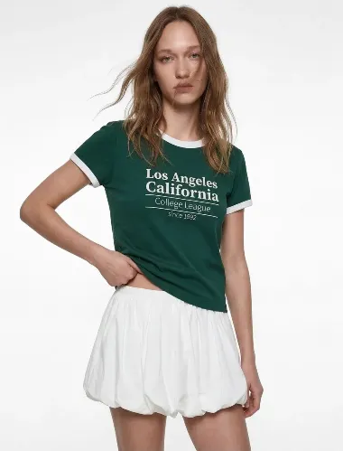 Resim Koton Kadın T-shirt 6SAL10529IK