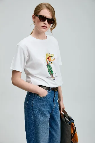 Resim Lufian Fame Kadın T-shirt 121020041