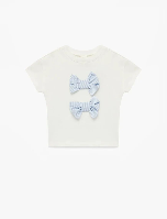 Resim Koton Kız Bebek T-shirt 6SMG10018AK