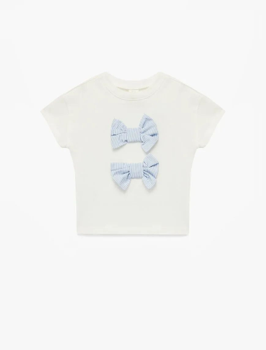 Resim Koton Kız Bebek T-shirt 6SMG10018AK