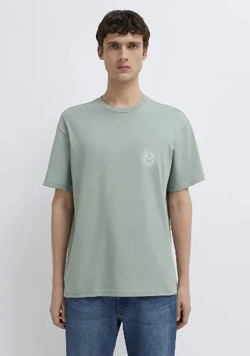 Resim Mavi Erkek T-shirt M0613289-70113