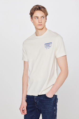 Resim Wrangler Grafik Logo Erkek T-shirt W2610018614