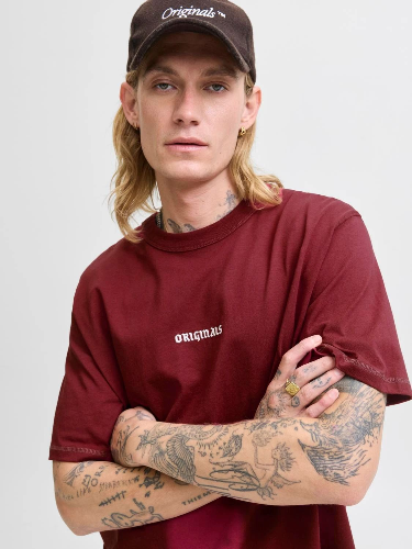 Resim Jack & Jones Jormeadows Mınımal Tee Ss Crew Neck Erkek T-shirt 12283630