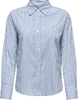 Resim Only Onlelara L/S Emb Shırt Wvn Kadın Gömlek 15370801