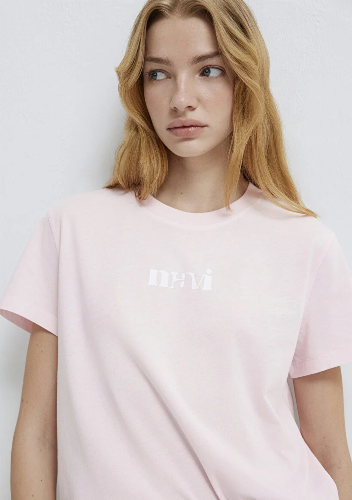 Resim Mavi Kadın T-shirt M1612241-89200