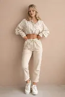 Resim Fashion Friends Kadın Kanvas Pantolon 26Y0391K1