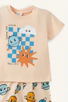 Resim Defacto Erkek Bebek Pijama Takım H5392A5/OG614