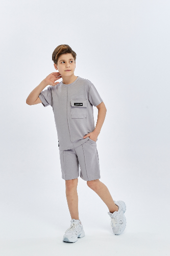 Resim Yenikoza Erkek Çocuk Şort Takım