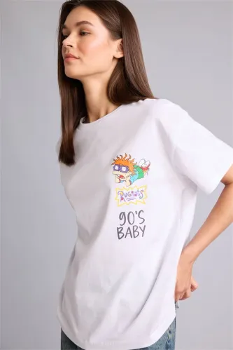 Resim Defacto Kadın T-shirt G5045AX/WT32