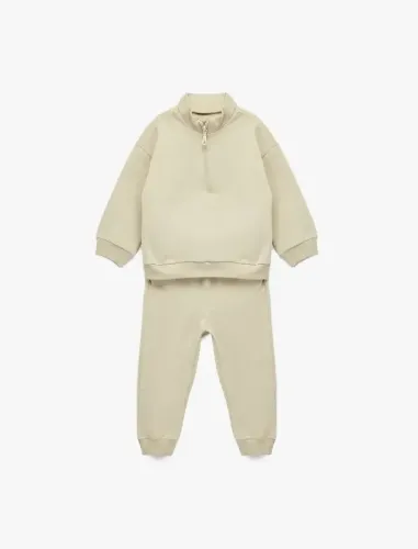 Resim Koton Erkek Bebek Sweat Takım 7WMB10006TK