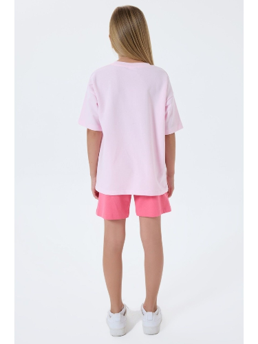 Resim U.S. Polo Assn Kids Kız Çocuk Şort Takım Us2510-4