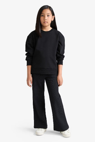 Resim Defacto Kız Çocuk Eşofman Alt E8293A8/BK81