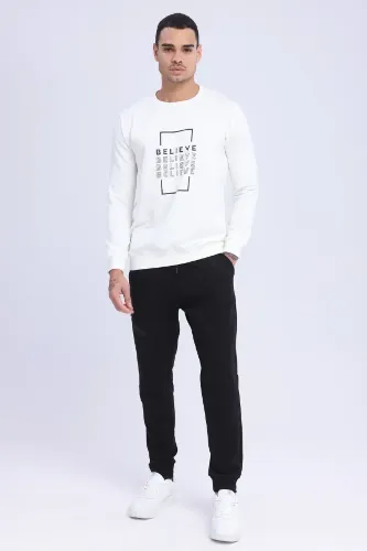 Resim Paul&More O Yaka 2 İp Erkek Sweat 1003 Belıeve