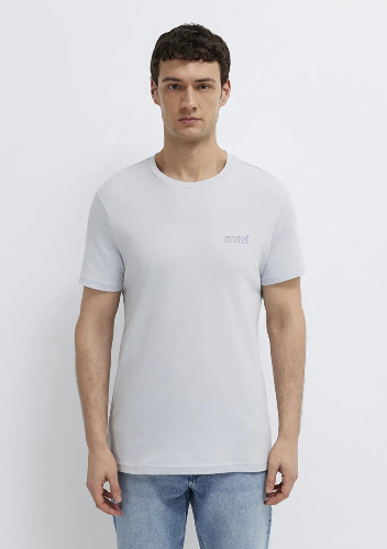 Resim Mavi Erkek T-shirt M0610360-70799