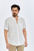 Resim Süvari Cotton Regular Erkek Kısa Kol Gömlek SGM2017700010