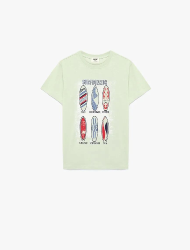 Resim Koton Erkek Çocuk T-shirt 6SKB10144TK