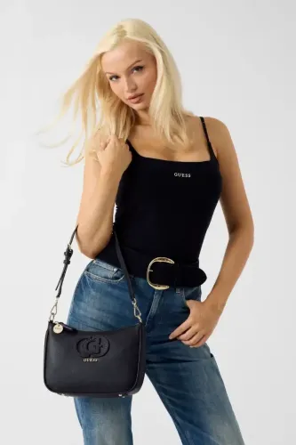Resim Guess Handbag  Kadın  Çanta HWBG9905180-BLA Isola Shoulder Bag