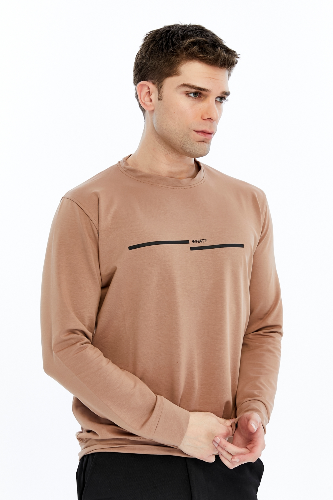 Resim Paul&More Erkek Sweat What Baskı 0 Yaka 2 İp