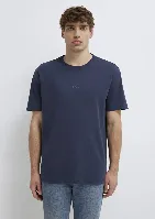 Resim Mavi Erkek T-shirt M0613102-85315