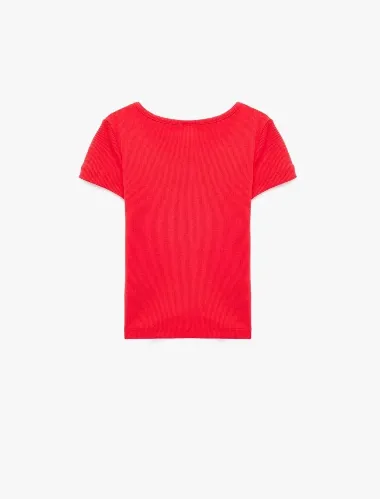 Resim Koton Kız Çocuk T-shirt 6SKG10058AK
