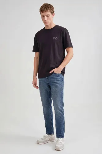 Resim Lee Grafik Logo Erkek T-shirt LN388680003