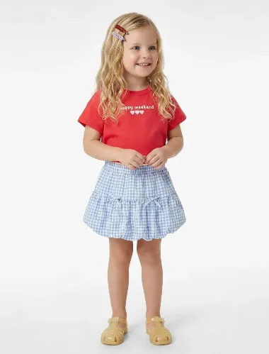 Resim Koton Kız Bebek T-shirt 6SMG10178AK