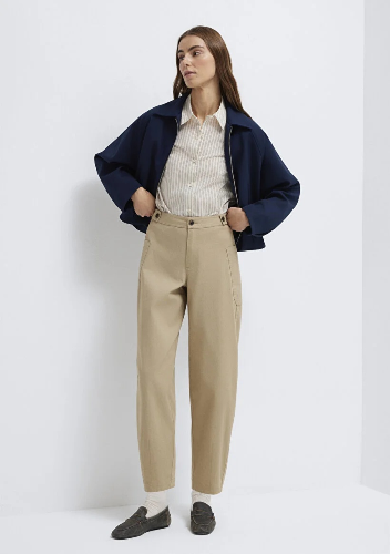 Resim Mavi Kadın Kanvas Pantolon M1011150-90378