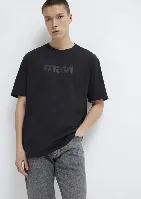 Resim Mavi Erkek T-shirt M0611807-900