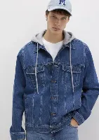 Resim Mavi Tbd Authentic Erkek Jean Ceket M0112808-90839