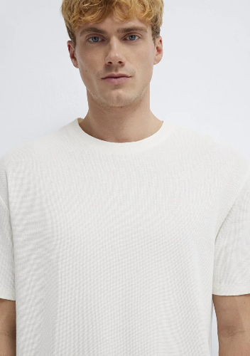 Resim Mavi Erkek T-shirt M0613153-70056