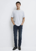 Resim Mavi Erkek T-shirt M0613199-70802