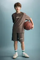 Resim Defacto Erkek Çocuk T-shirt H3041A8/KH487
