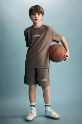 Resim Defacto Erkek Çocuk T-shirt H3041A8/KH487