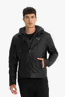 Resim Defacto  Erkek Deri Mont ve Ceket N9693AZ/BK27