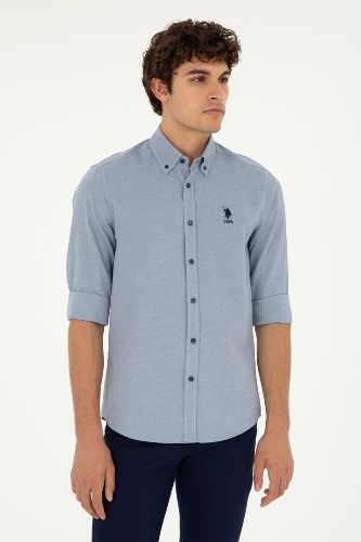 Resim U.S. Polo Assn. Nova024Y Erkek Dokuma Gömlek 1886621