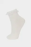 Resim Defacto Kız Çocuk  Çorap E6268A8/KR1