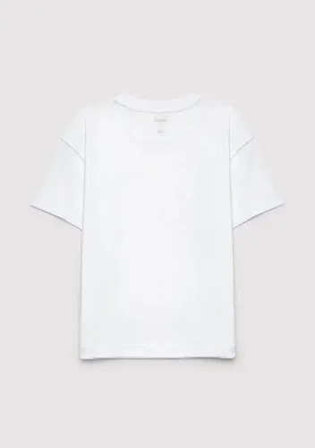 Resim Mavi Erkek Çocuk T-shirt M6610493-620