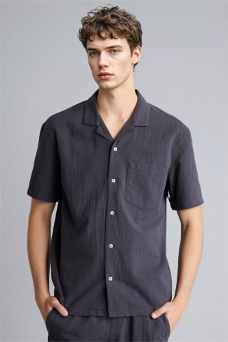 Resim Defacto Erkek Kısa Kol Gömlek G1311AX/AR191