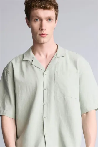 Resim Defacto Erkek T-shirt H3730AX/BE505