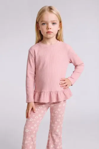 Resim Defacto Kız Bebek Sweat Takım I2906A5/BR138