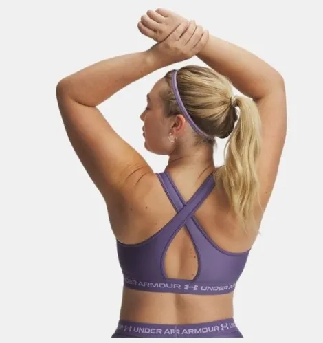 Resim Under Armour Crossback Mid Bra Kadın Spor Sütyen 1361034-520