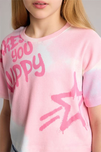 Resim Defacto Kız Çocuk T-shirt H0711A8/PN171