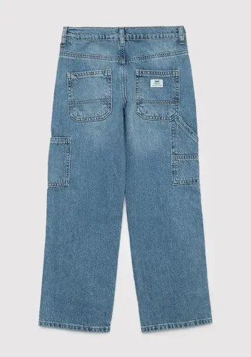 Resim Mavi Erkek Çocuk Jean Pantolon M6011191-A4149