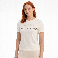 Resim Guess Athleisure  Kadın  T-shirt V6GI06K2967-G012 Febe Ss Cn T-Shırt