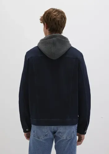 Resim Mavi Brandon Deep Erkek Jean Ceket M0112808-90770