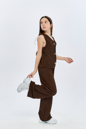 Resim Yenikoza Kız Çocuk Pantolon Takım