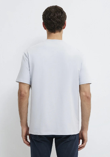 Resim Mavi Erkek T-shirt M0613199-70802