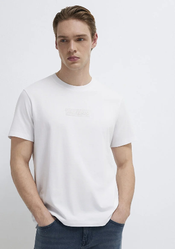 Resim Mavi Erkek T-shirt M0613270-620