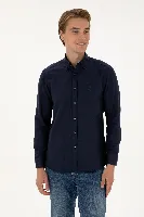 Resim U.S. Polo Assn. Gox025K Erkek Dokuma Gömlek 2225582